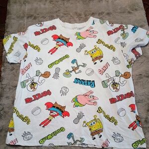 SpongeBob SquarePants Graphic T-Shirt - White